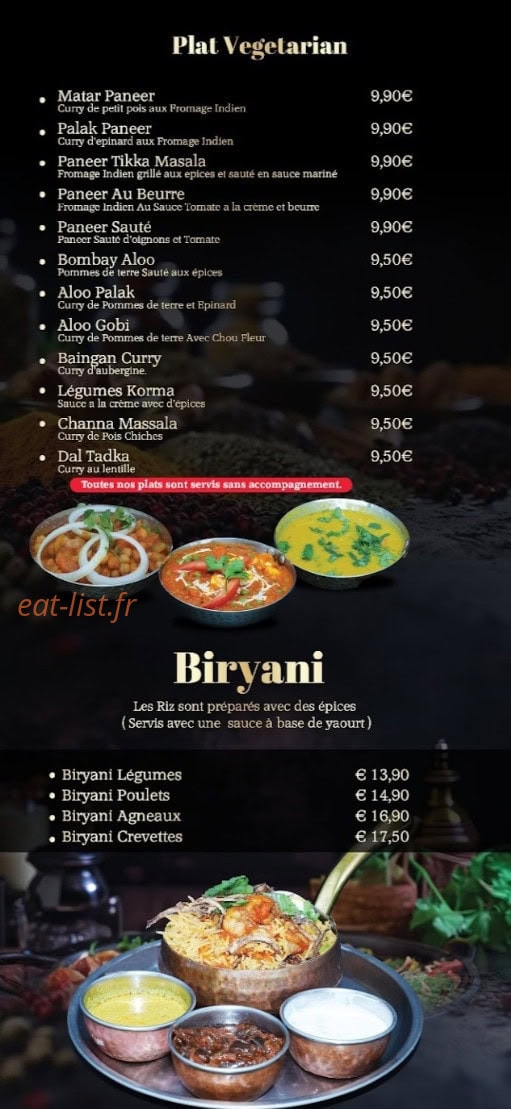 Le Chutney — carte page 2