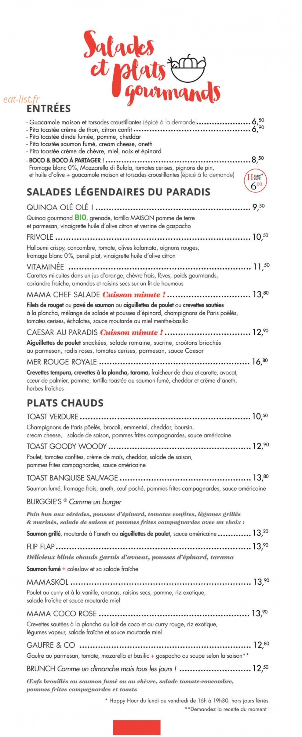 Le paradis du fruit — carte page 4