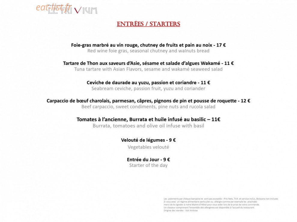 Le Trivium — carte page 1