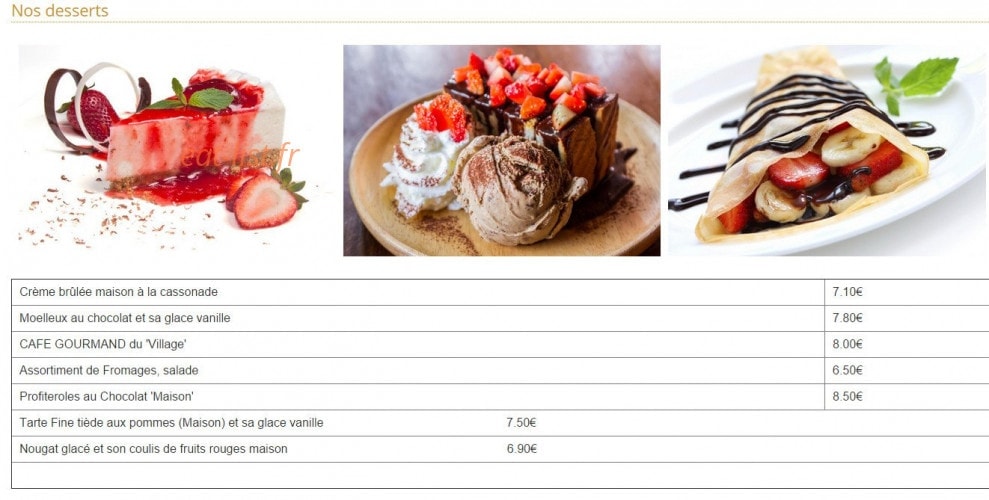 Le Village — carte page 3