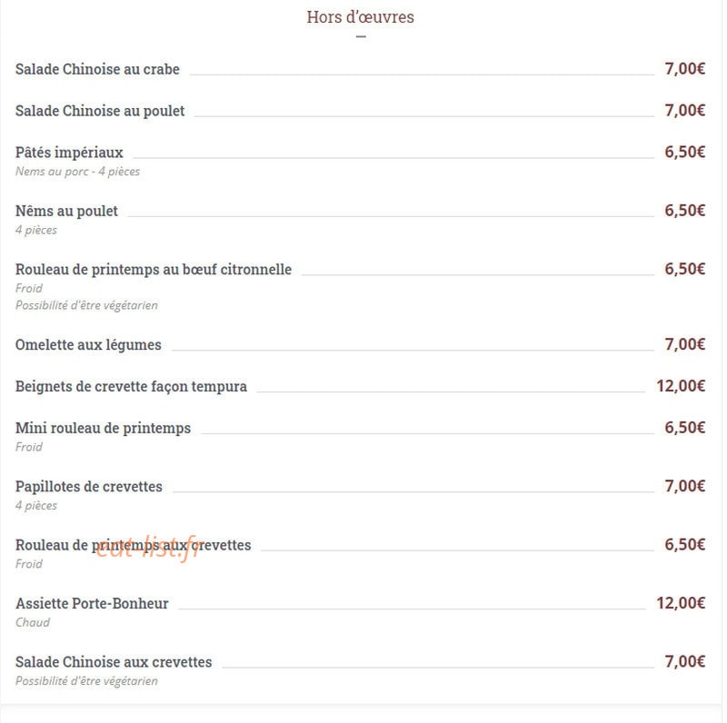 Les Fleurs du Cerisier — carte page 4