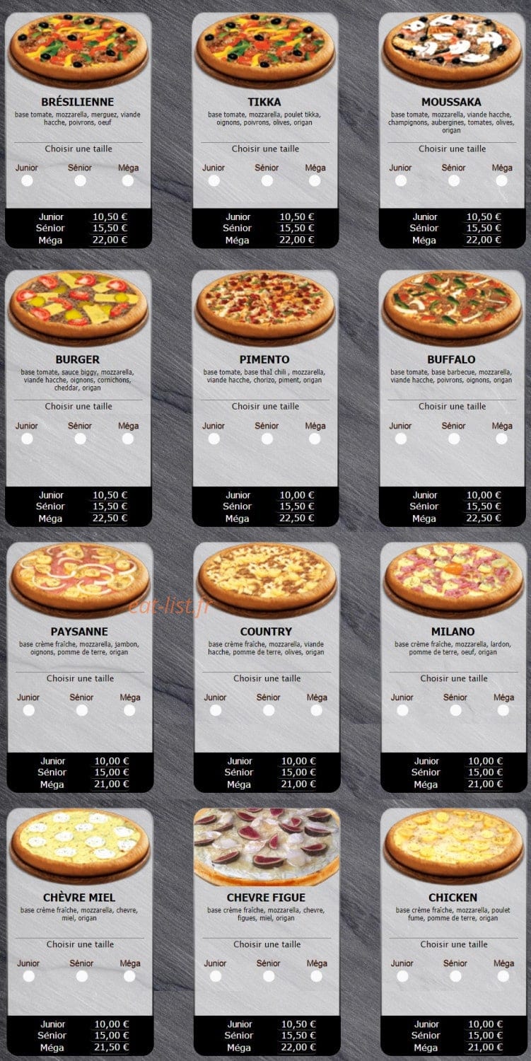 Pizza king — carte page 3