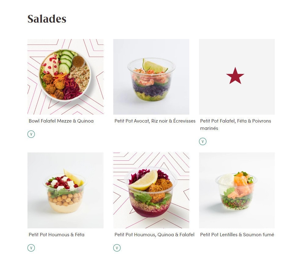 Pret A Manger — carte page 7