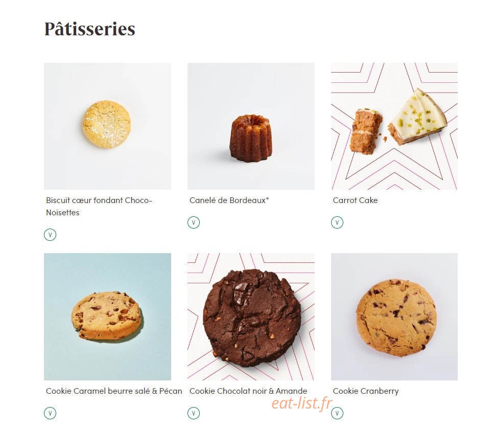 Pret A Manger — carte page 13