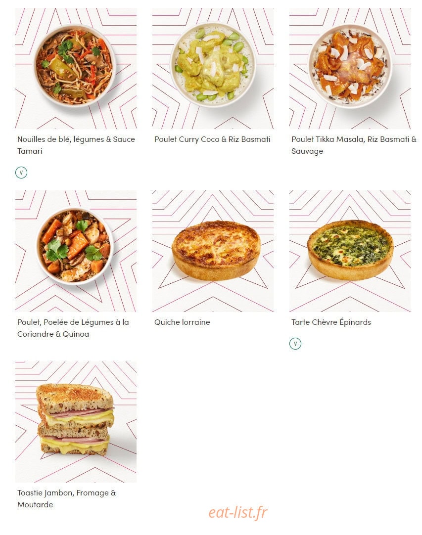 Pret A Manger — carte page 4