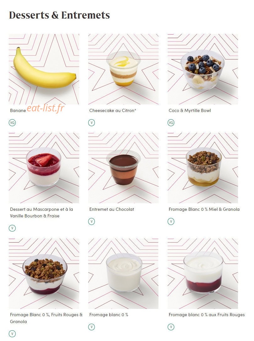 Pret A Manger — carte page 11
