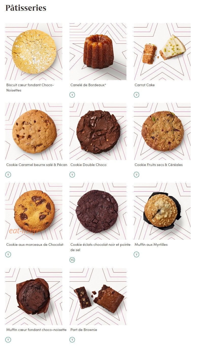 Pret A Manger — carte page 13