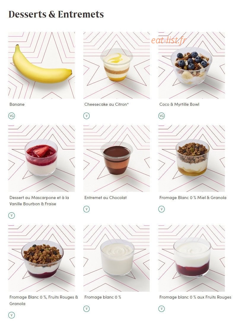 Pret A Manger — carte page 11