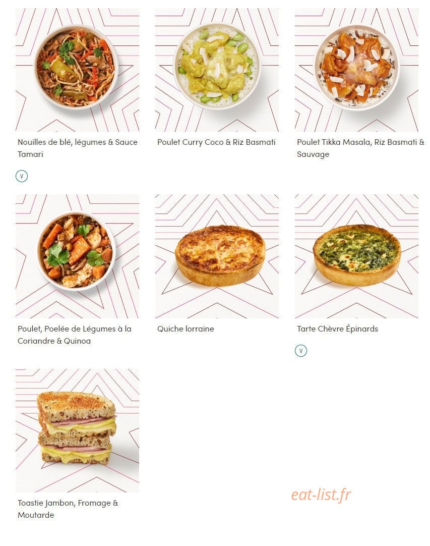 Pret A Manger — carte page 4