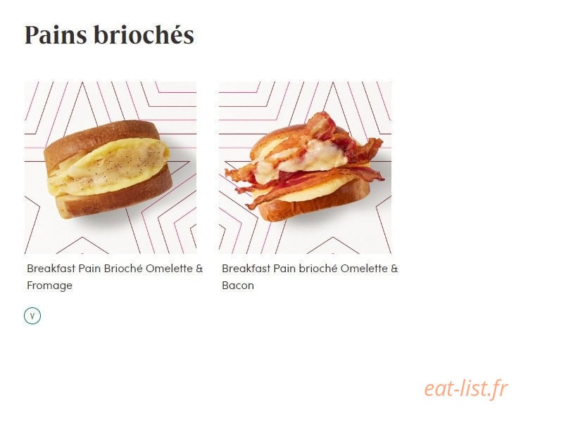 Pret A Manger — carte page 6