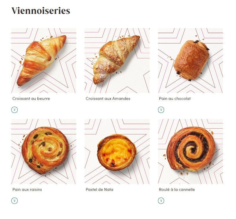 Pret A Manger — carte page 14