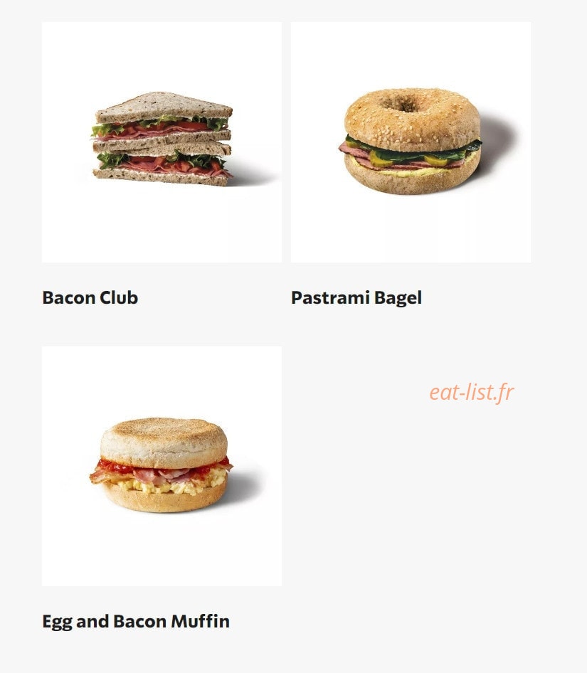 Starbucks Coffee — carte page 9