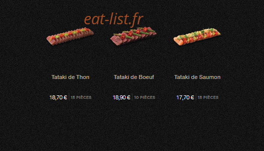 Carte et menu de Sushi Shop à Roissy en France — Les offres midis page 4