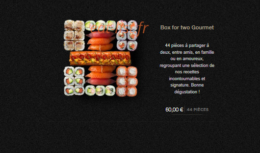 Sushi Shop — carte page 9