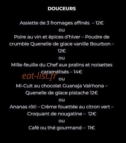 Chez Romuald — carte page 3