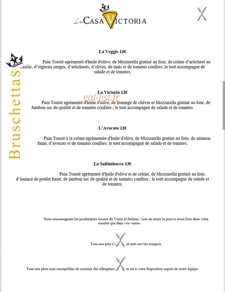 La casa victoria — carte page 1