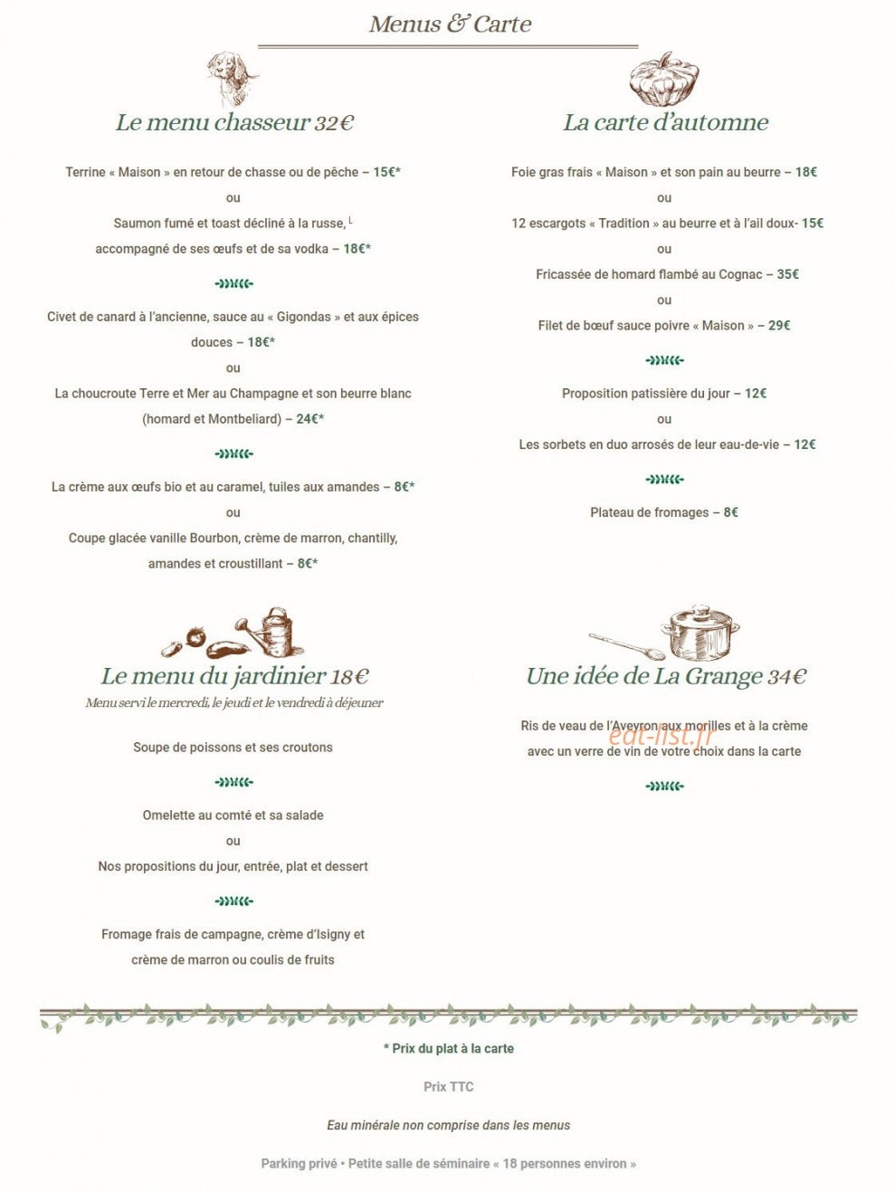 La Grange — carte page 2