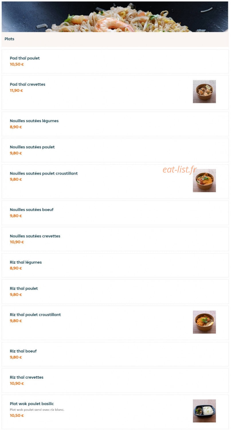 Asian Thai'm — carte page 2
