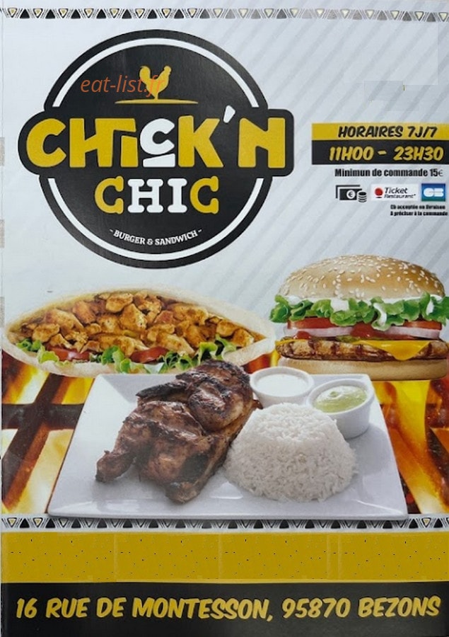 Chick’N Chic — carte page 1