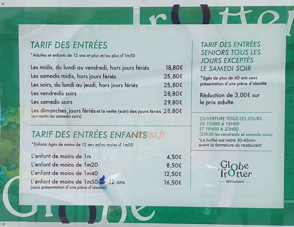 Globe Trotter — carte page 1