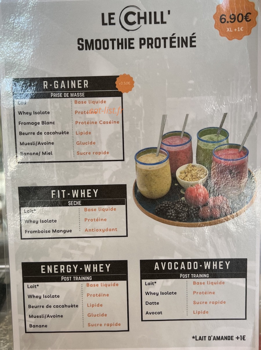 Le Chill' — carte page 1
