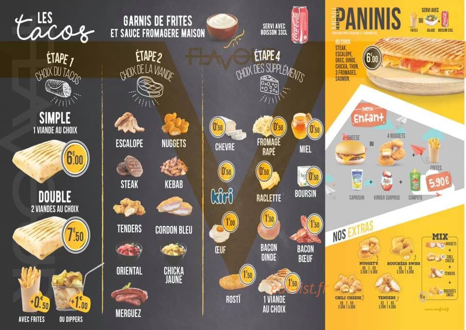 Le Flavour — carte page 4