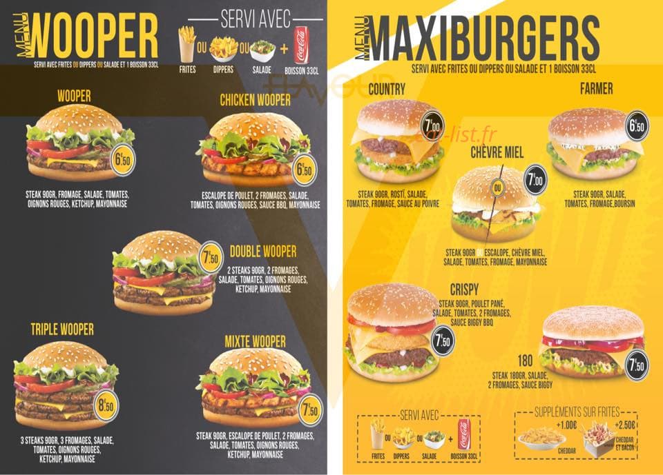 Le Flavour — carte page 2