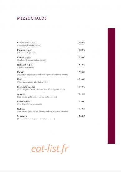 Les Merveilles du Liban — carte page 3