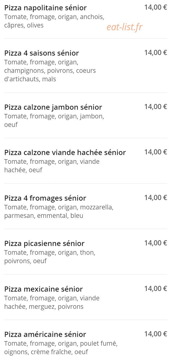 Pizza di Napoli — carte page 6