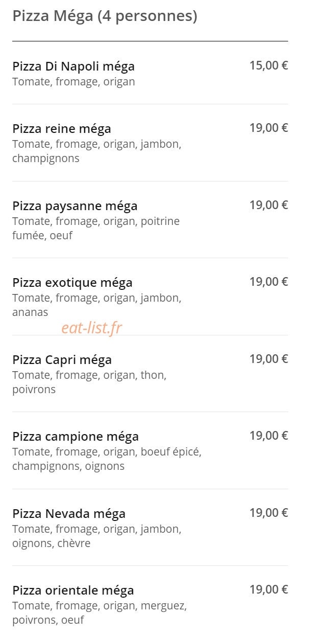 Pizza di Napoli — carte page 18