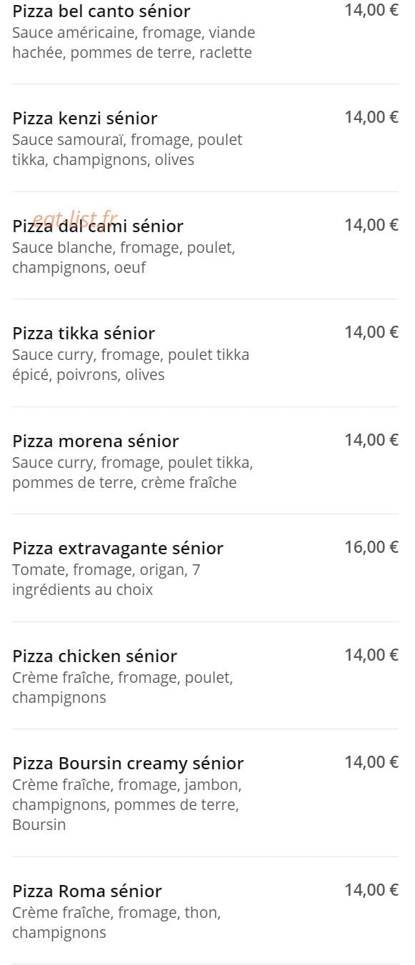 Pizza di Napoli — carte page 9