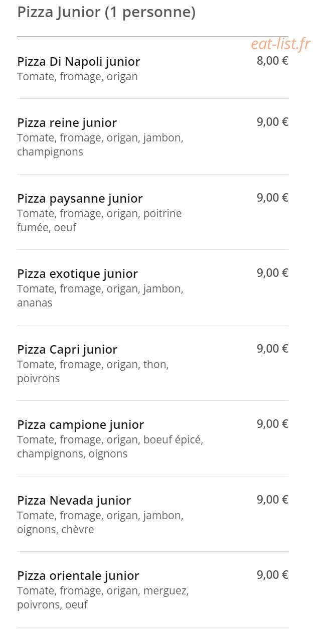 Pizza di Napoli — carte page 11