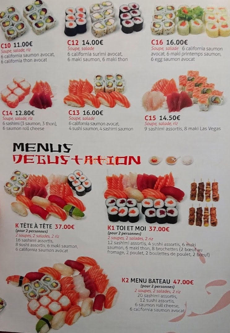 Villa Tokyo — carte page 4