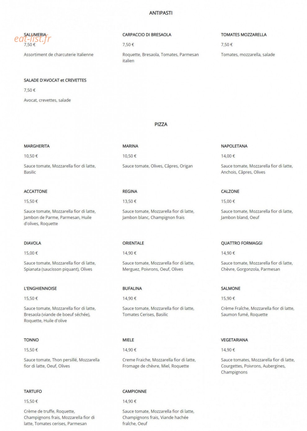 Accattone — carte page 1
