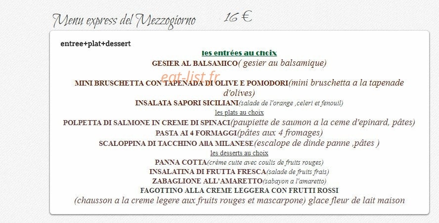 Da Giovanni — carte page 2