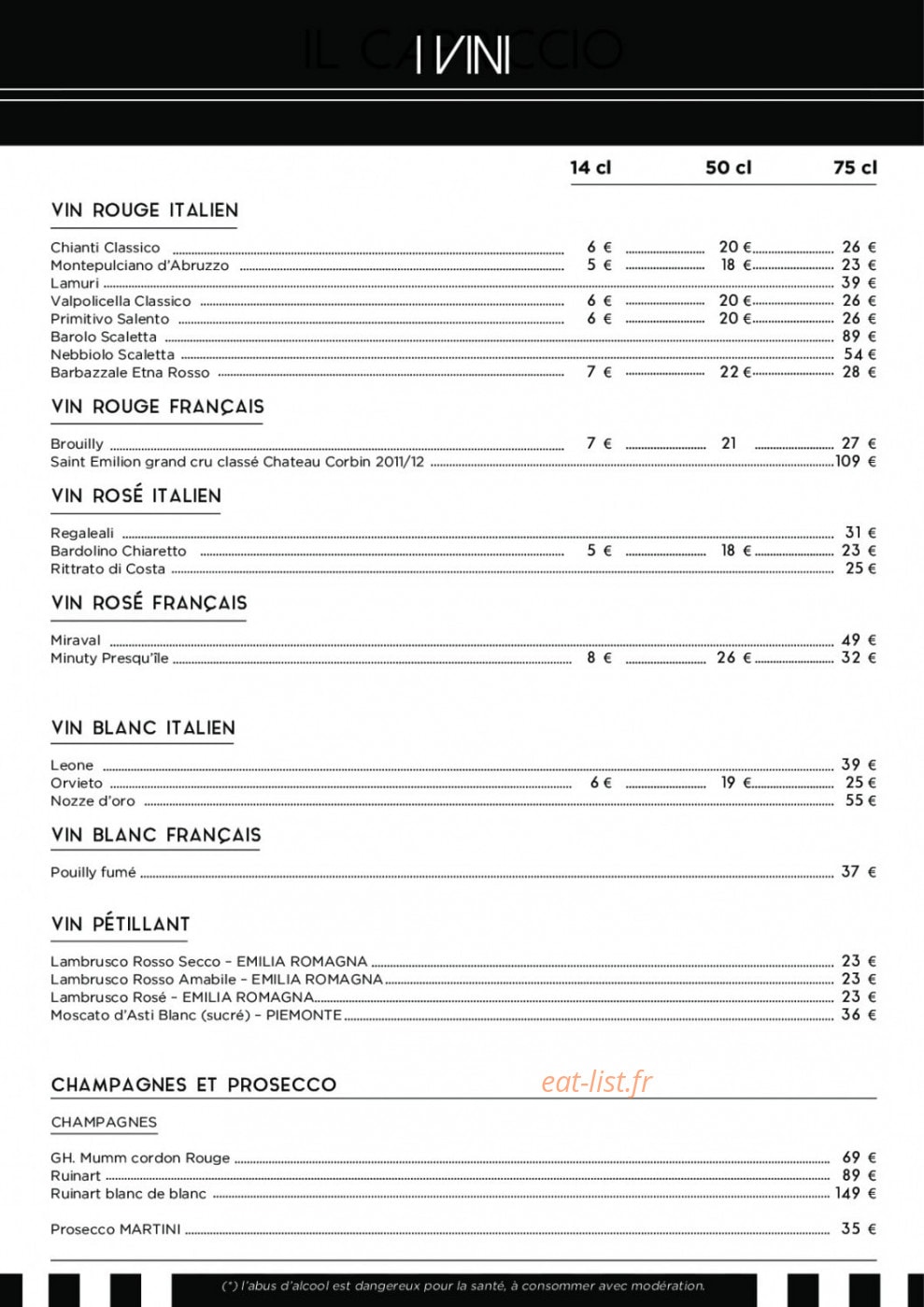 Il Capriccio — carte page 7