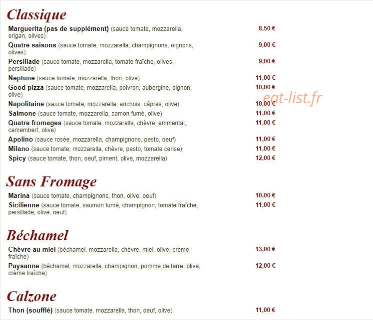 L'italiano — carte page 2