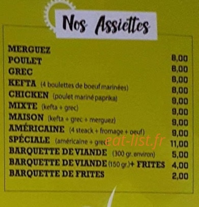 Carte et menu de La Sandwicherie De La Gare à Enghien les Bains — Les assiettes
