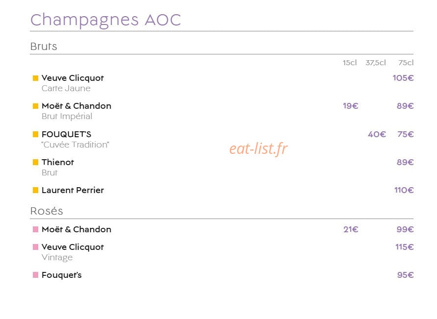 Le 85 Restaurant — carte page 6