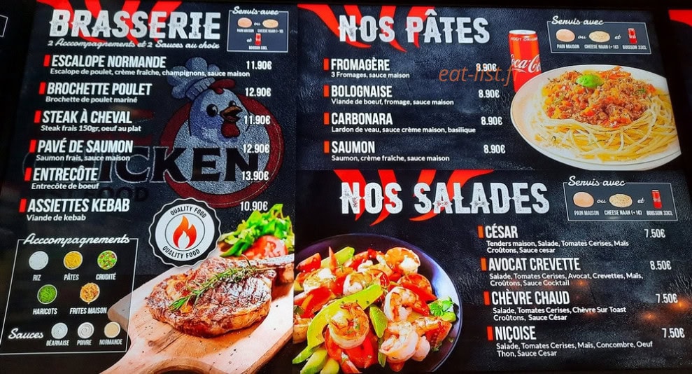 Mac Chicken — carte page 6