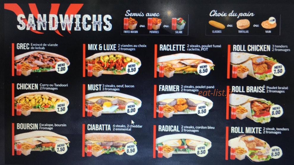 Mac Chicken — carte page 4