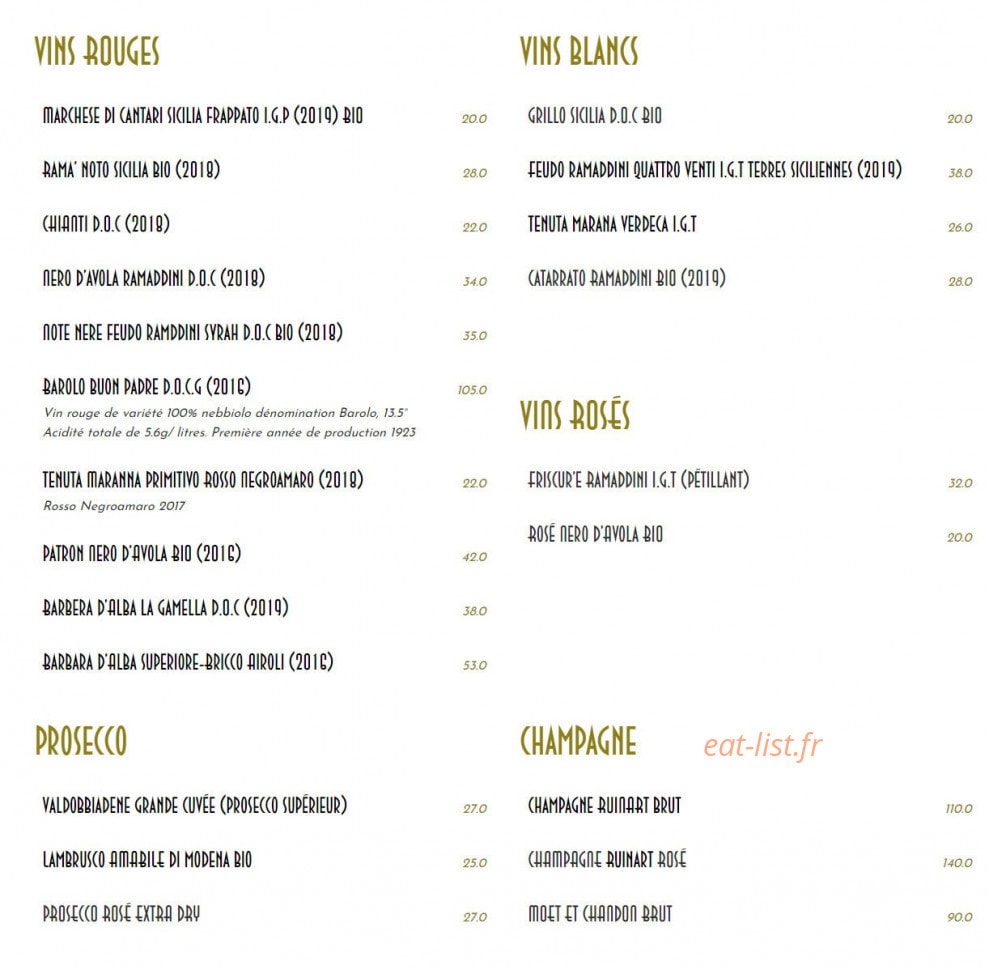 Pasta e Vino — carte page 6