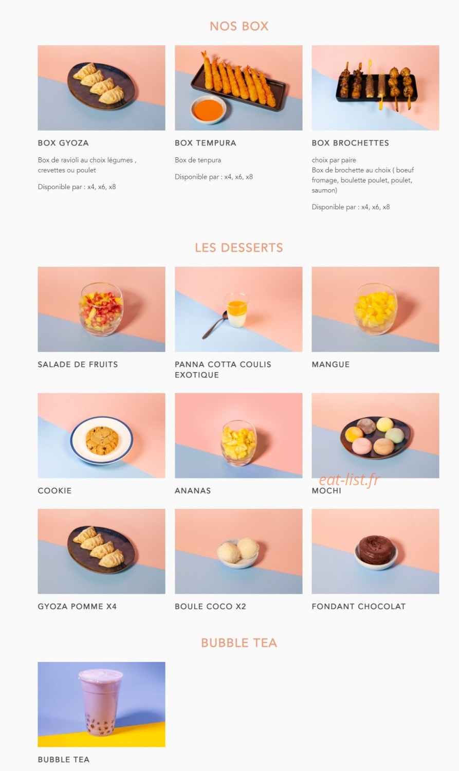 Poké Rolls — carte page 3