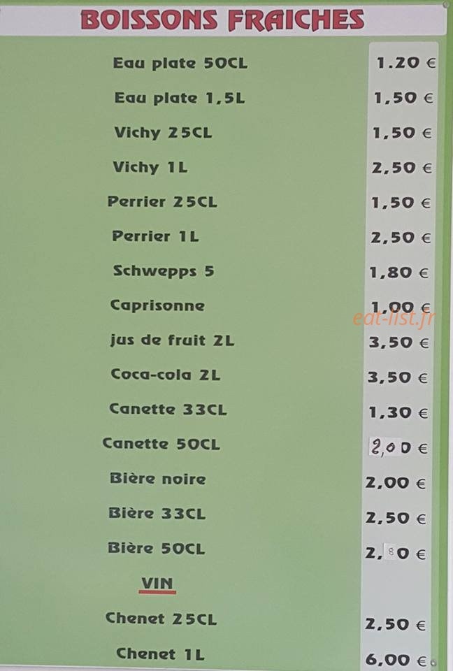 La Farandole des Saveurs — carte page 3