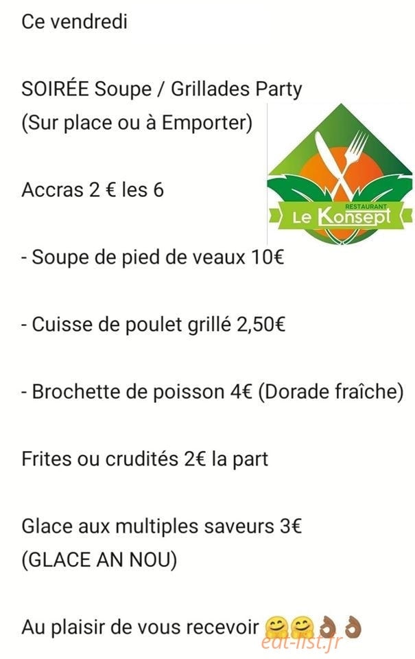 Le Konsept — carte page 1