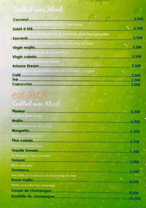 Arizona Grill — carte page 4