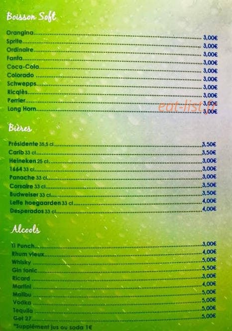 Arizona Grill — carte page 3