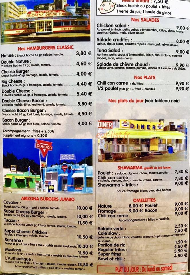 Arizona Grill — carte page 2