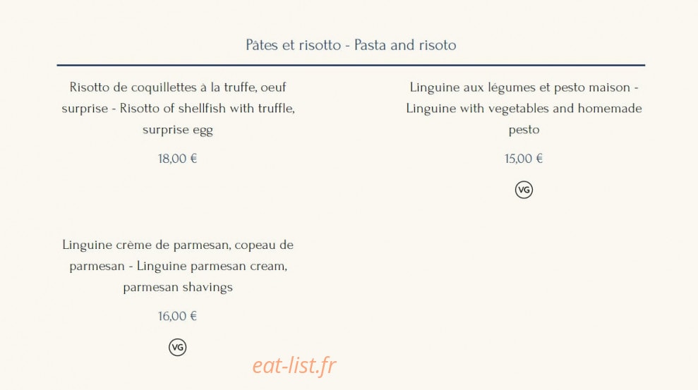 Le bistrot de la marine — carte page 4