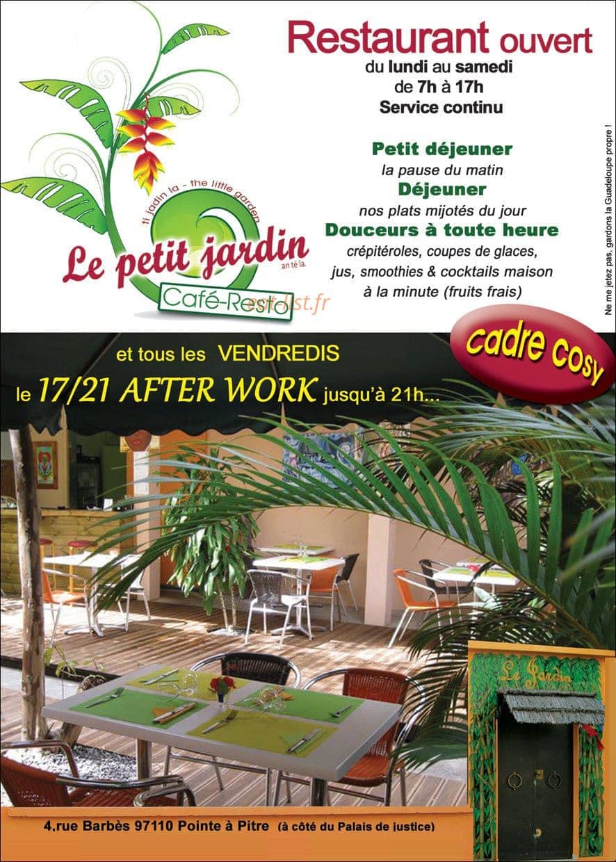 Le Petit Jardin An té la — carte page 1